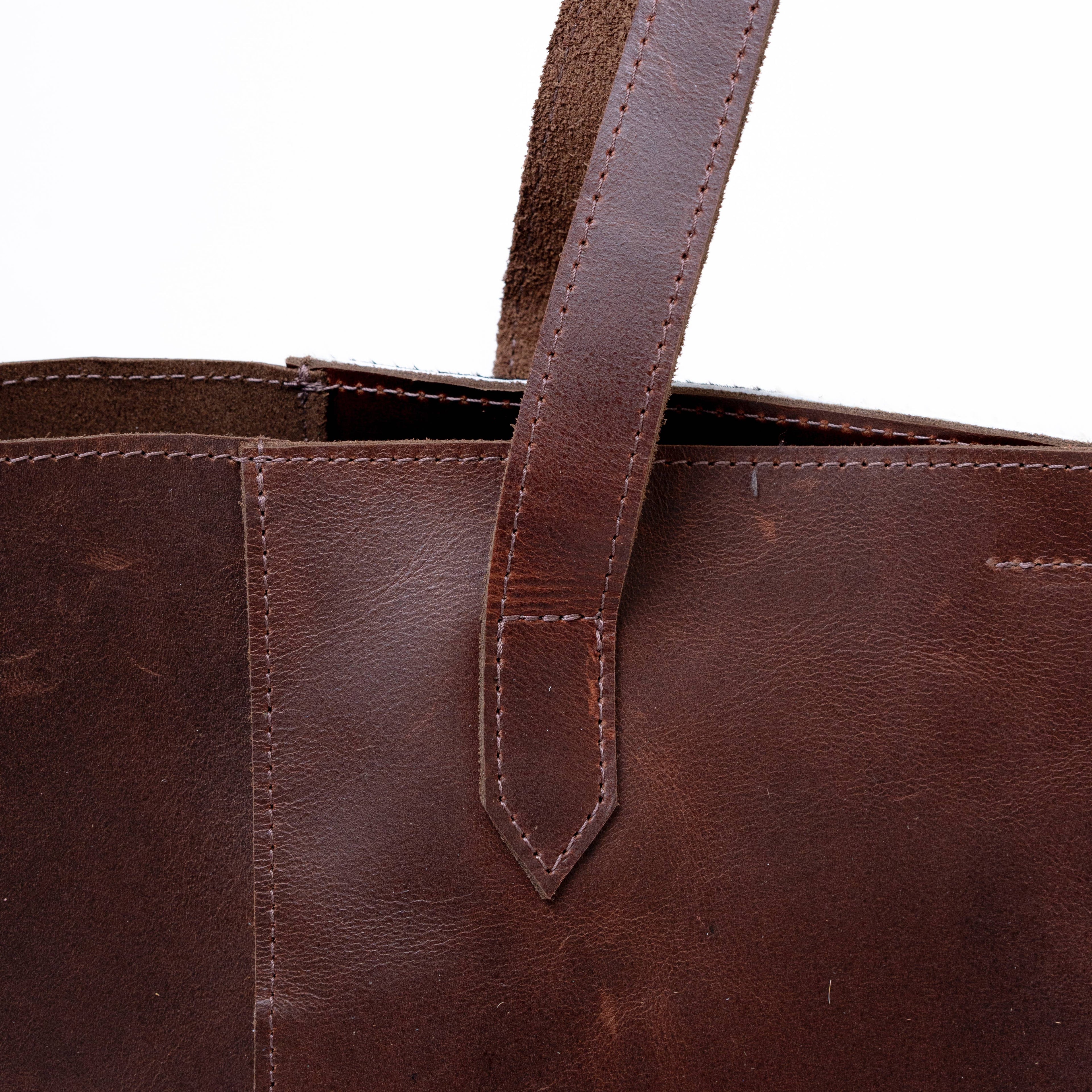Two-Tone Tote in Brindle