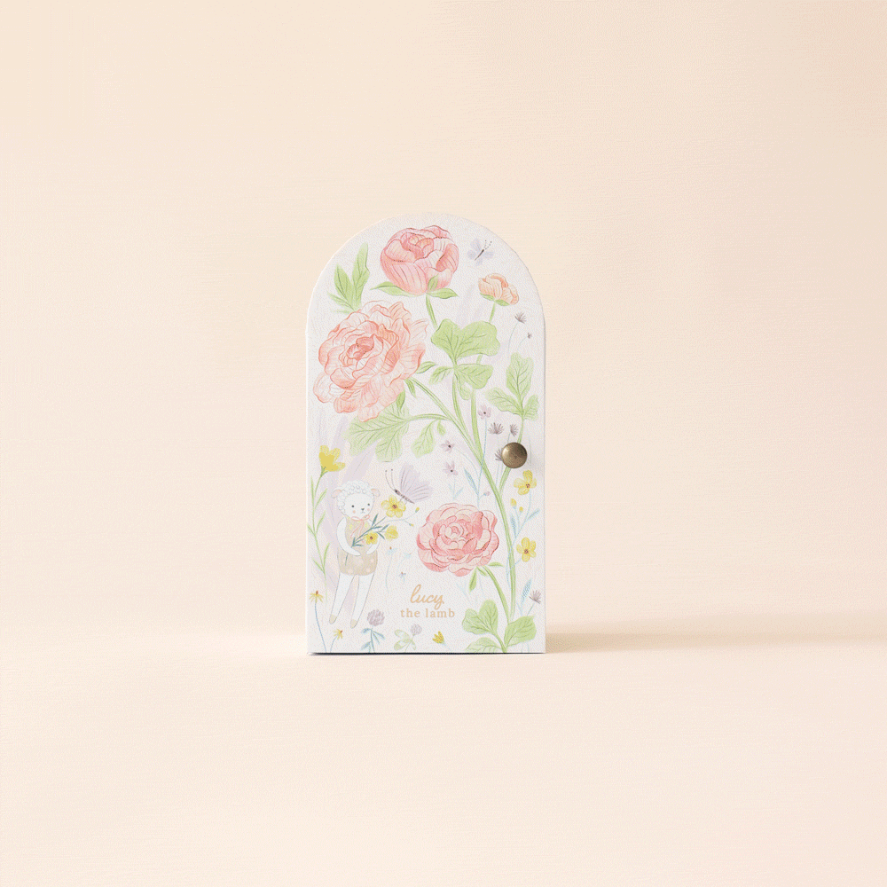 Tiny Lucy the Lamb (pastel) | cuddle + kind