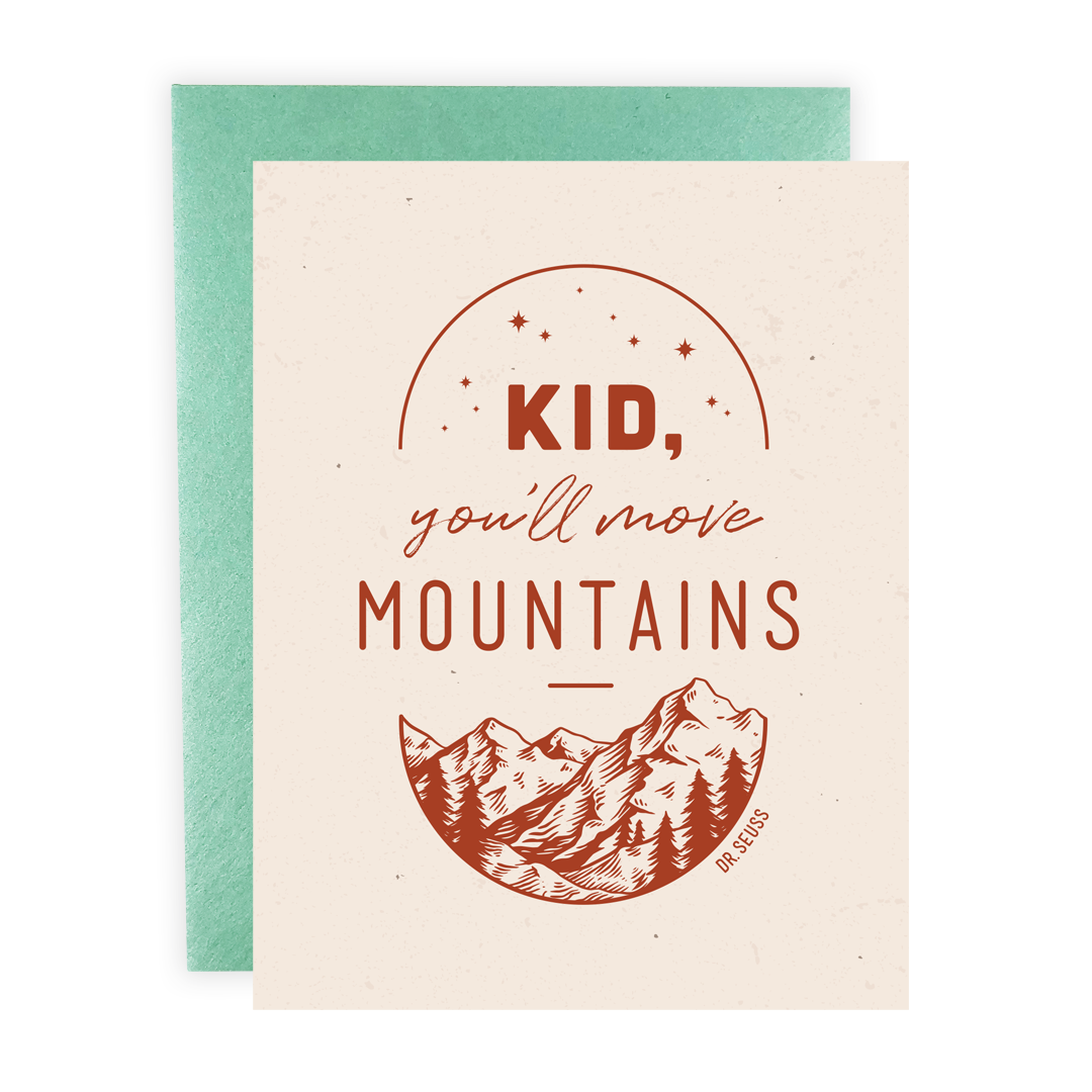 You'll Move Mountains Greeting Card