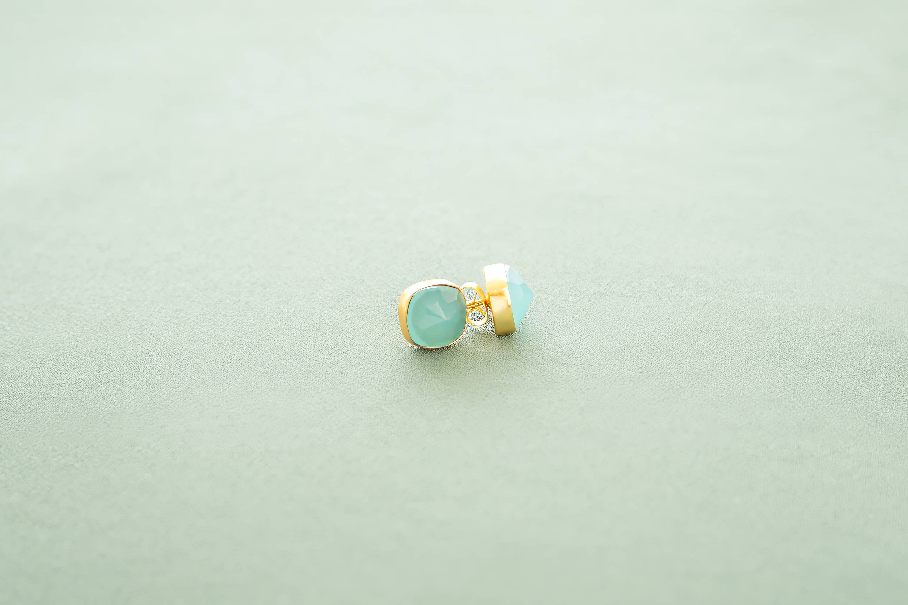 Chalcedony Studs