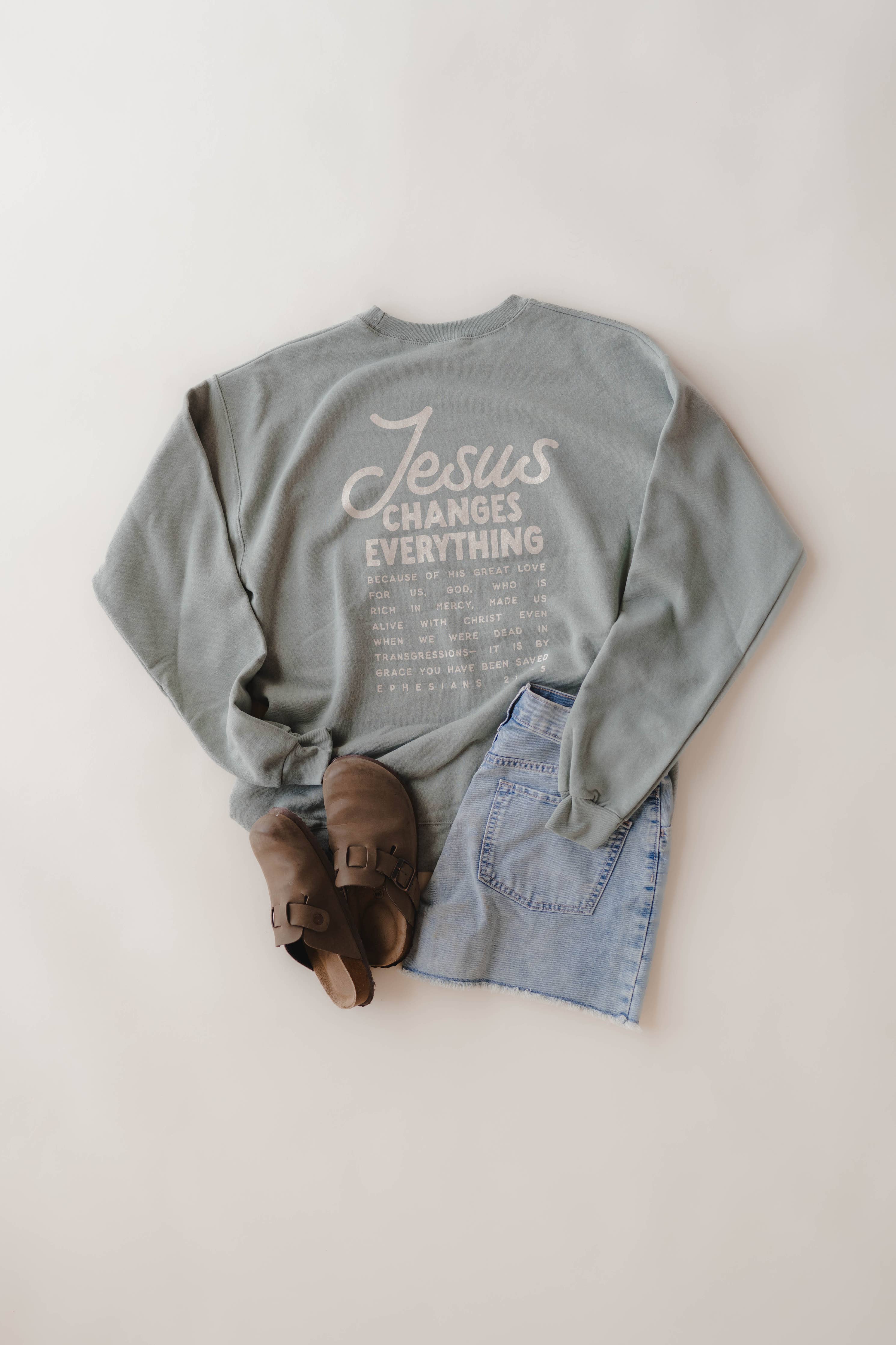 Jesus Changes Everything Pullover | Christian Pullover