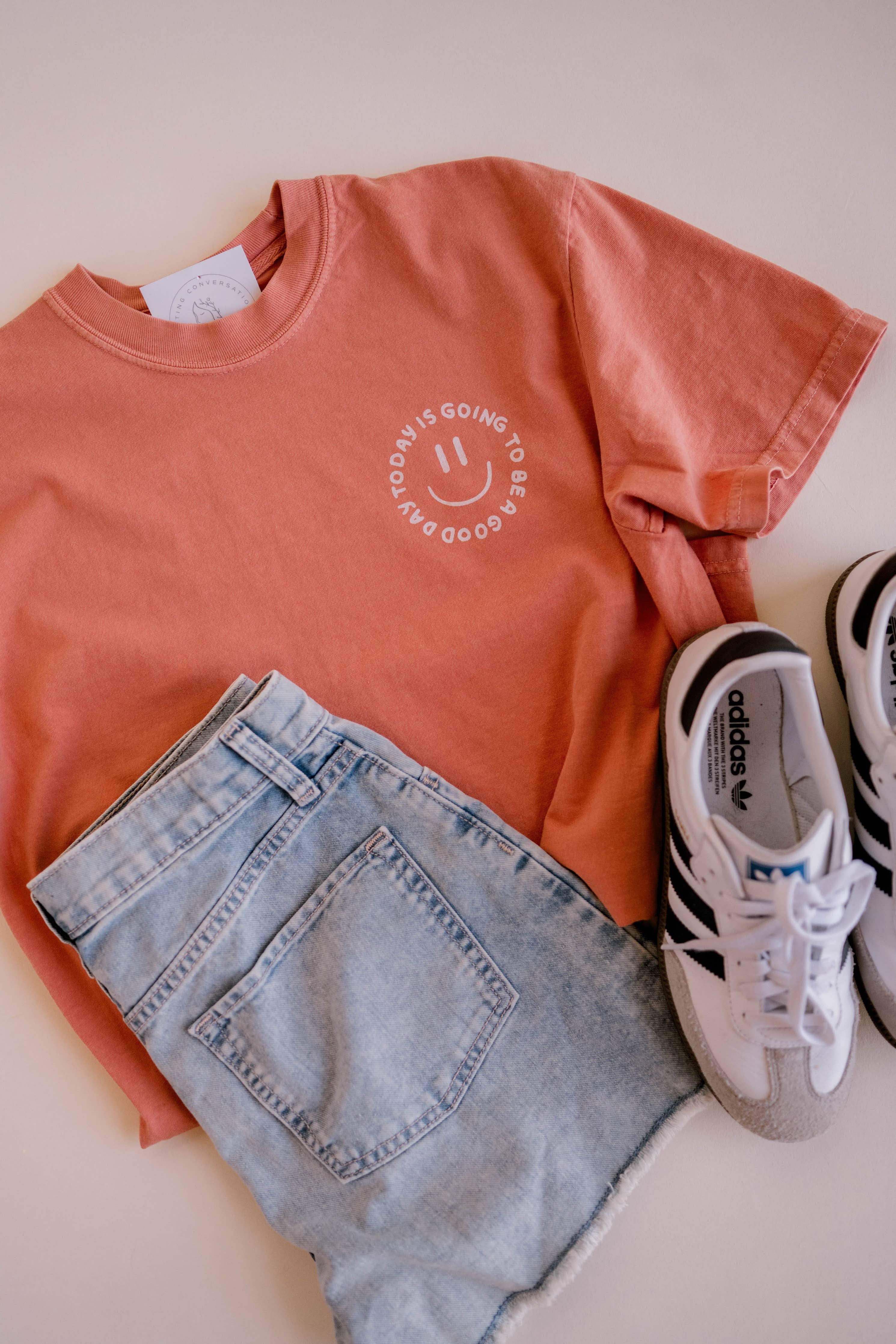 Good Day Tee - Terracotta