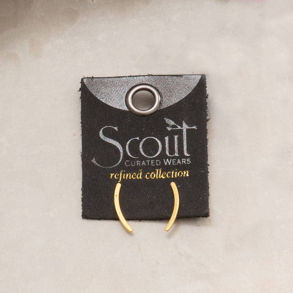 Comet Curve - Gold Vermeil