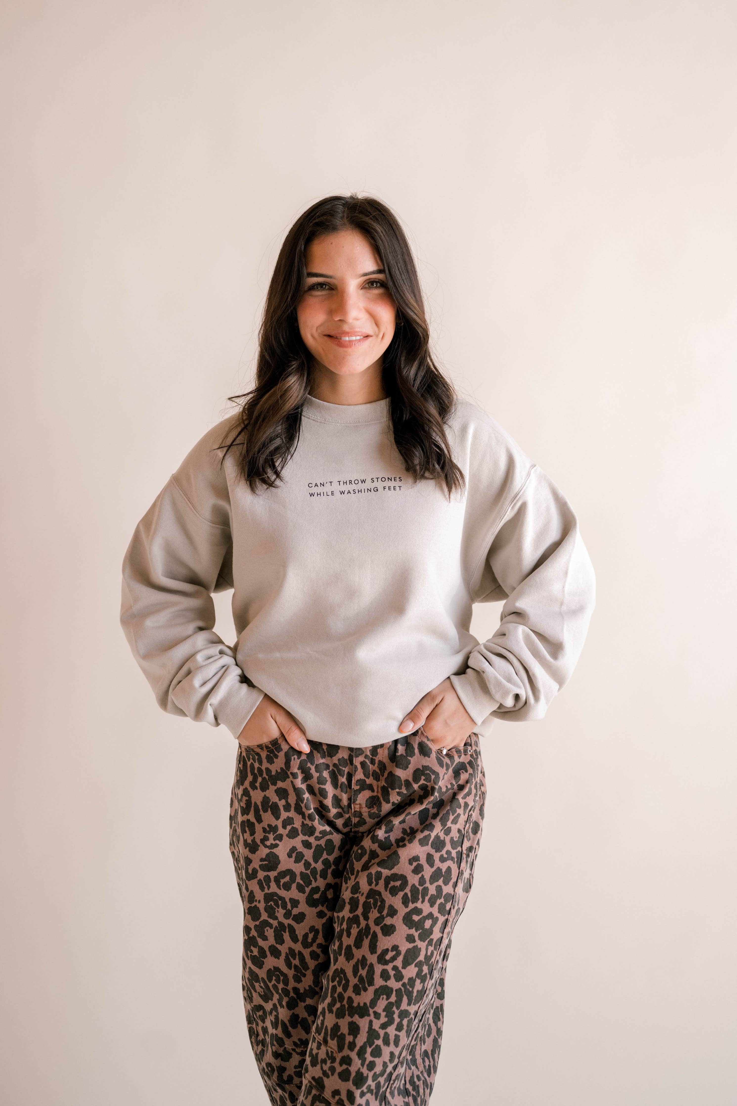 Can't Throw Stones Pullover | Christian Pullover