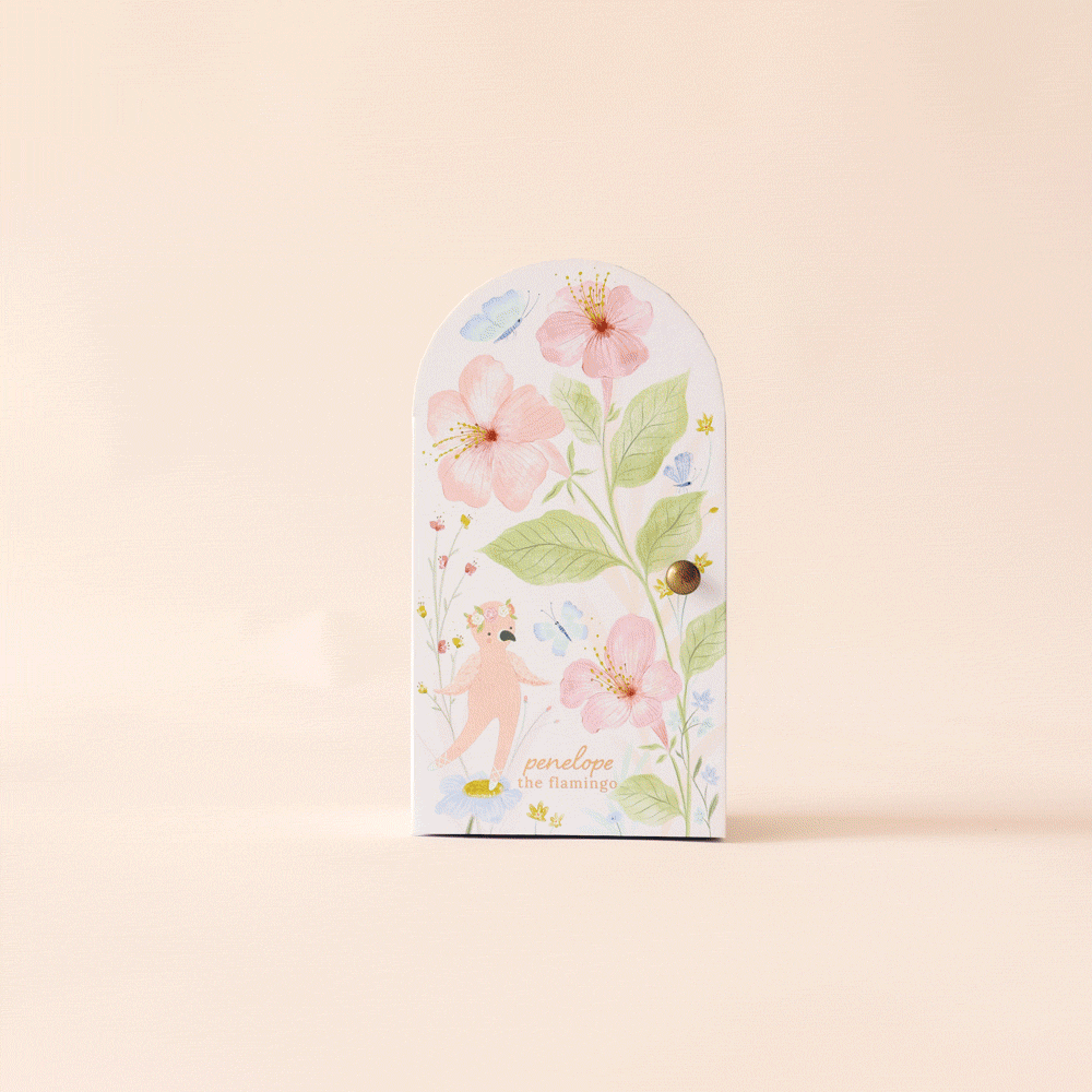 Tiny Penelope the Flamingo | cuddle + kind