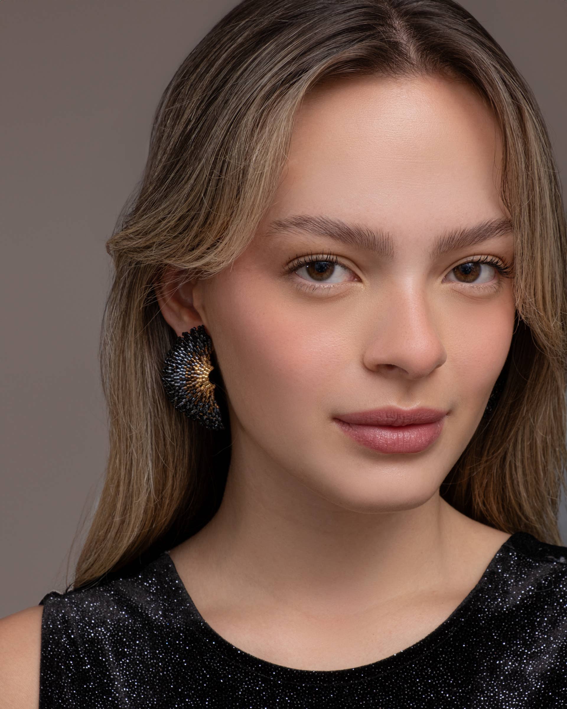 Ginkgo Leaf Stud Earrings