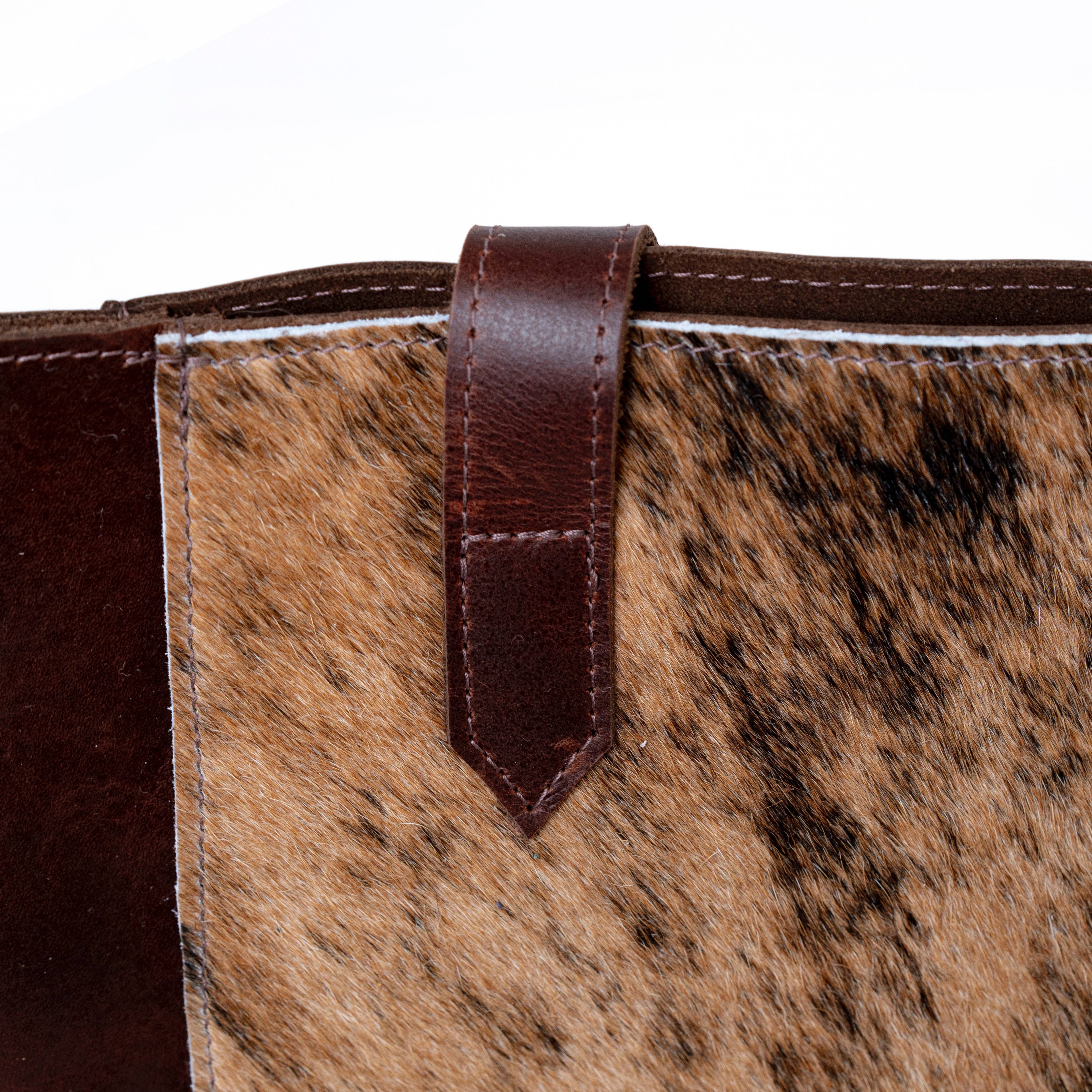 Two-Tone Tote in Brindle