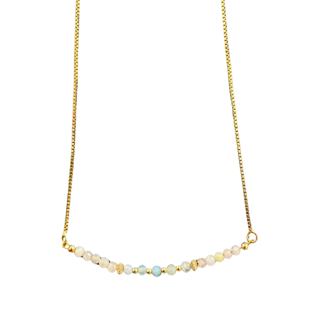 Gemstone Bar Necklaces