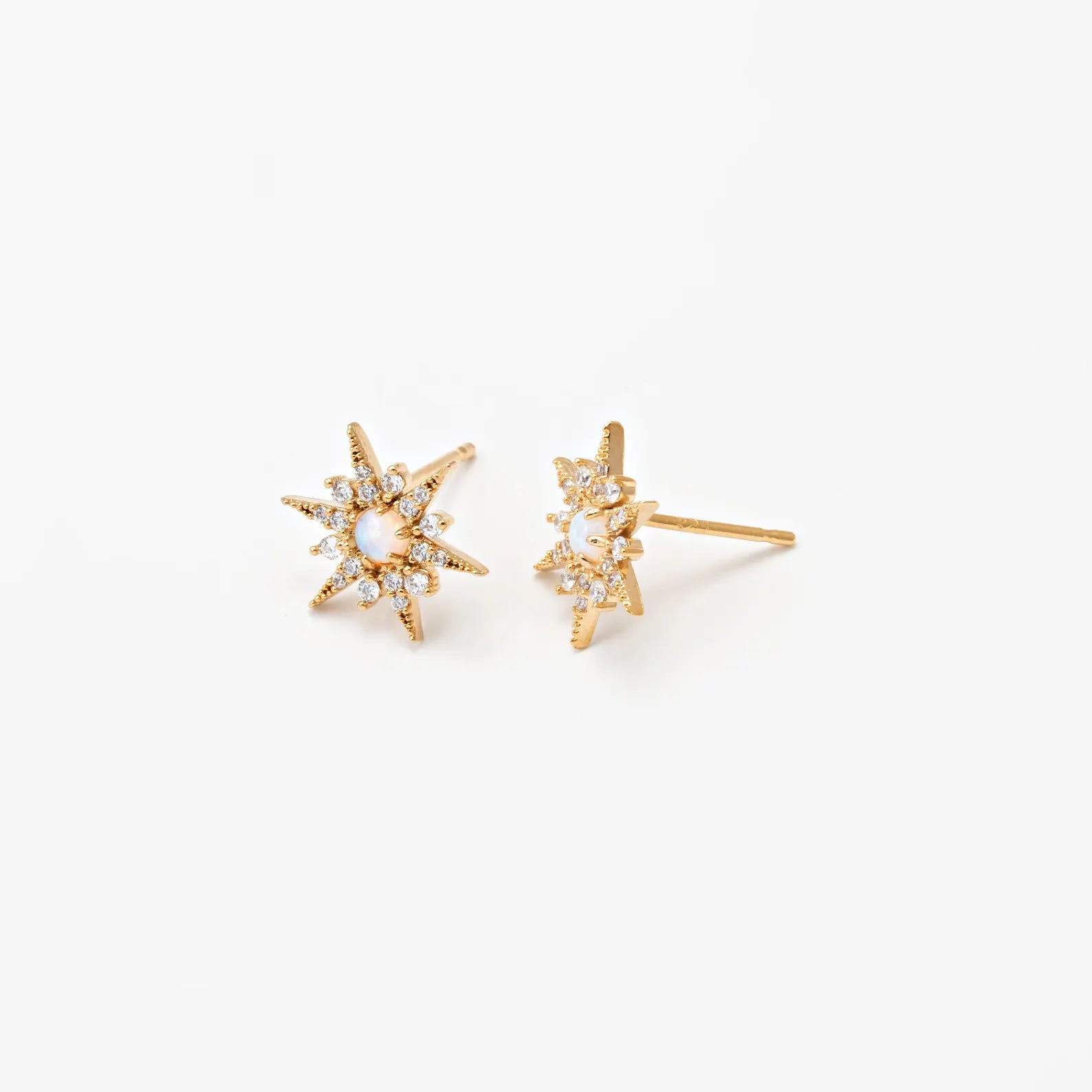 Opal Starburst Stud