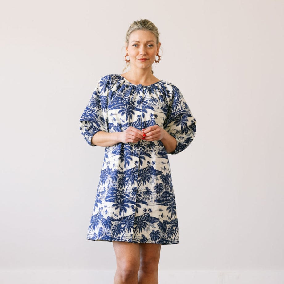 Tropical Toile Catalina Mini Dress