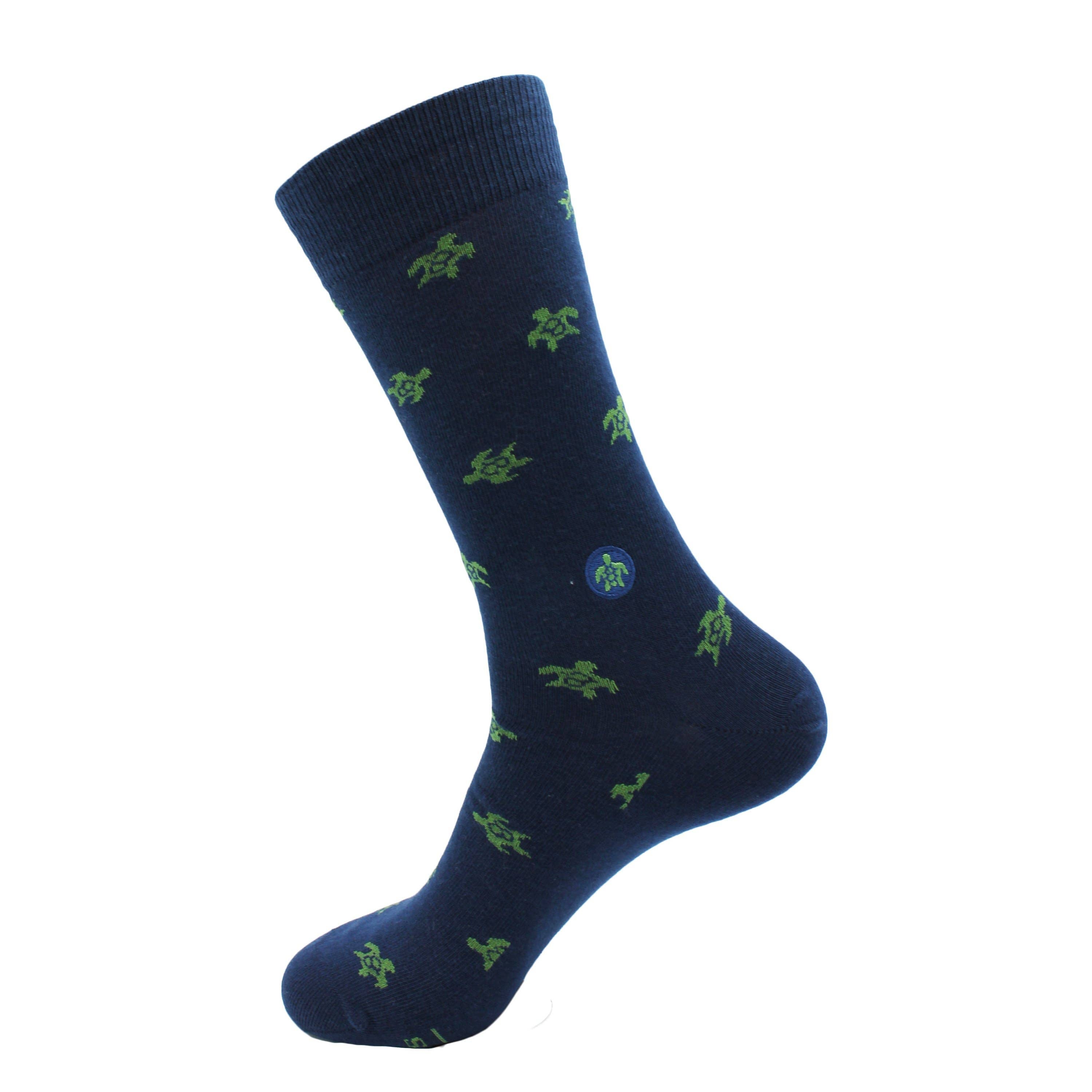 Protect Turtles Socks (navy blue)