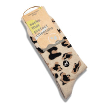 Protect Cheetahs Socks - beige