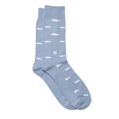 Support Mental Health Socks - Clouds