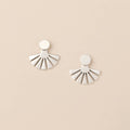 Sunburst Ear Jacket - Sterling Silver