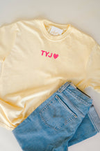 Thank You Jesus Tee Butter Yellow | Women's Tee