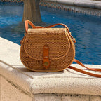 Ata Vine Saddle Crossbody Bag