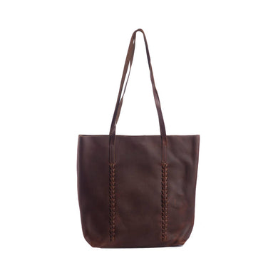 Double-Dutch Tote in Distressed Walnut