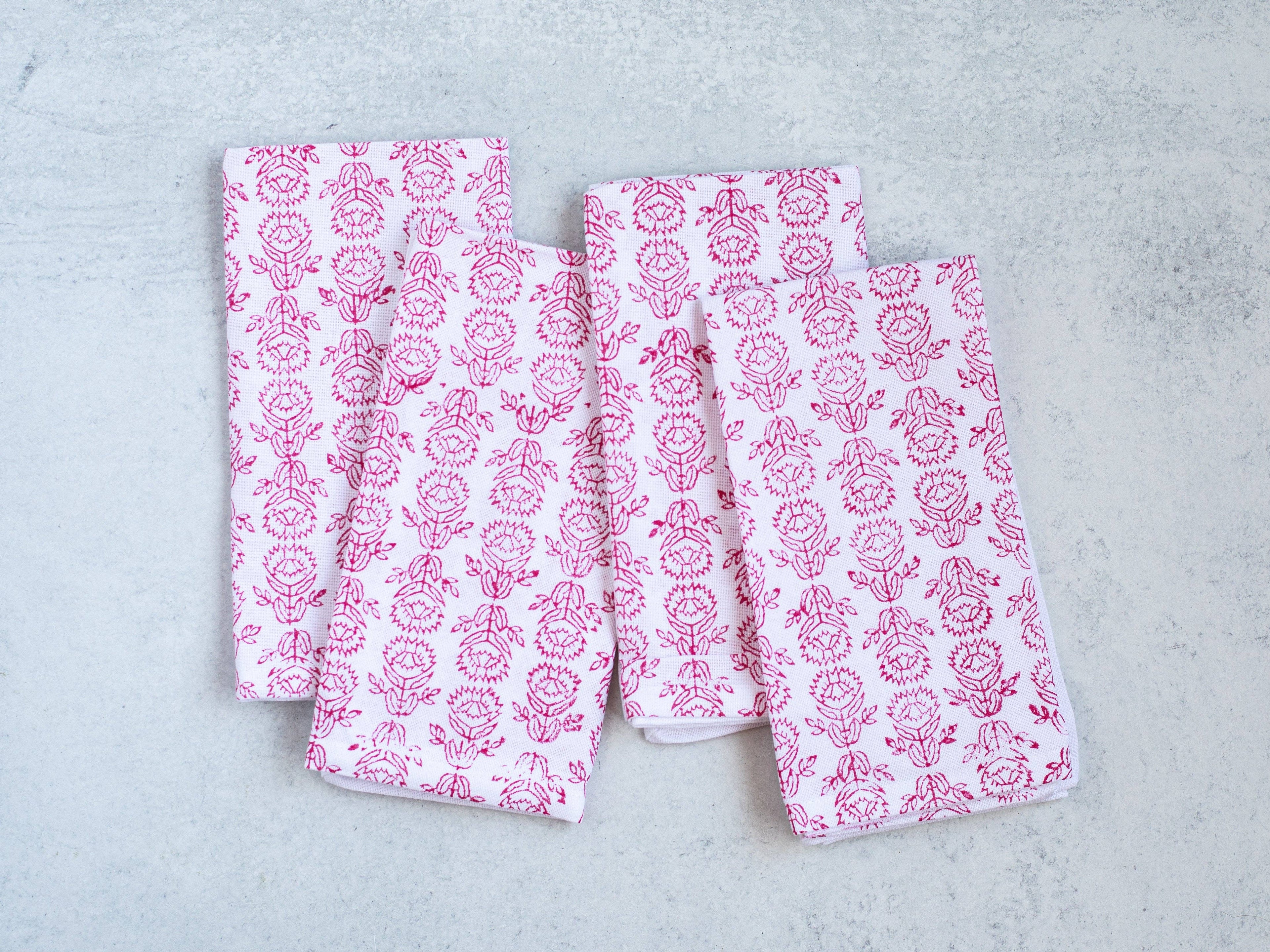 Pink Protea Dinner Napkins