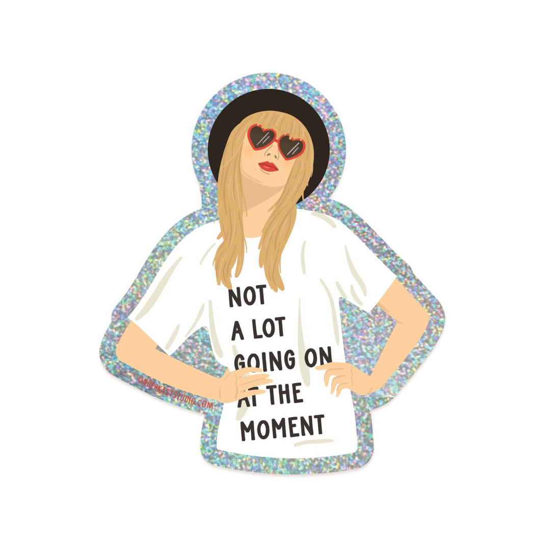Taylor Swift Glitter Sticker