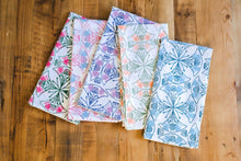 Midnight & Saltwater Mosaic Tea Towel