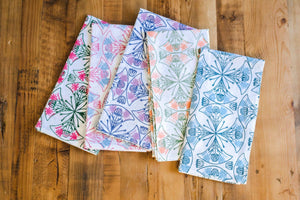 Midnight & Saltwater Mosaic Tea Towel