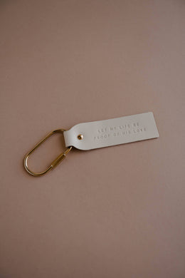 Proof of His Love Blonde Key Fob