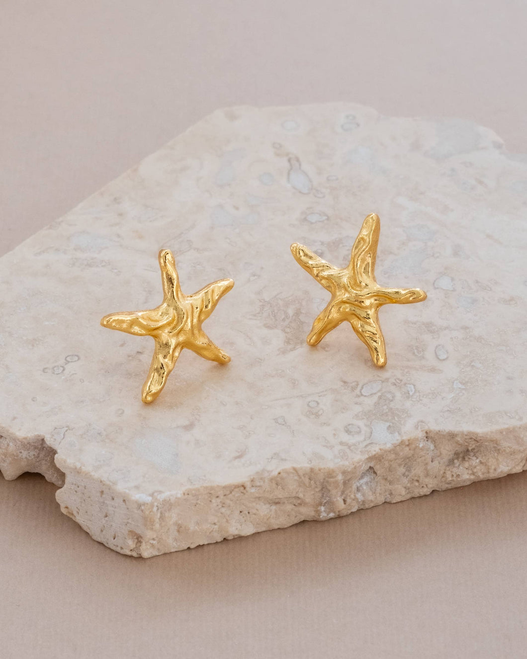 Gold Star Stud Earring