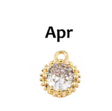 Round Birthstone Charm Collection