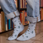 Socks that Give Books (Blue Travel)