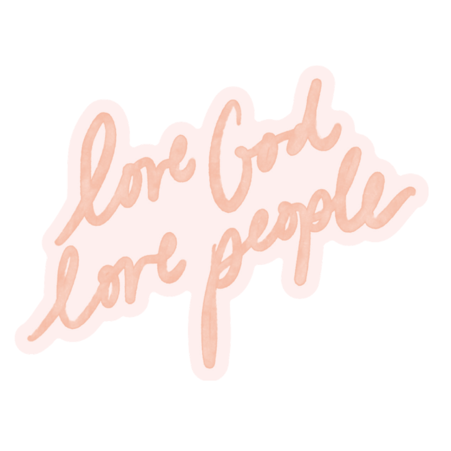 Love God Love People Pastel Sticker