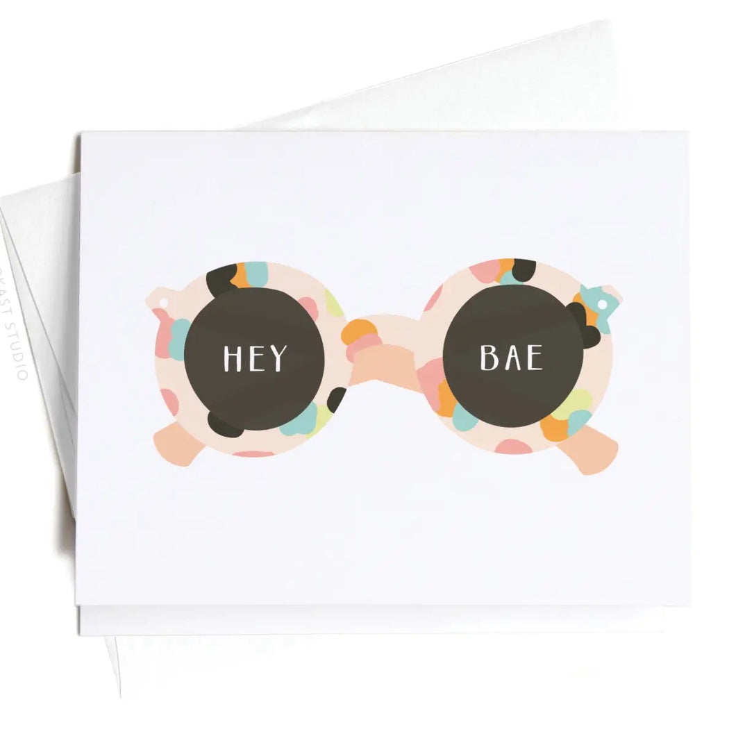 Hey Bae Greeting Card