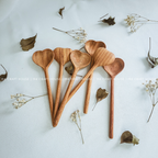 Wooden Heart Shaped Spoons