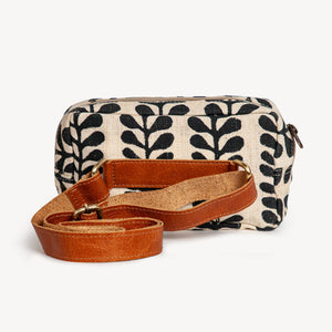 Block Print Belt Bag - Fern