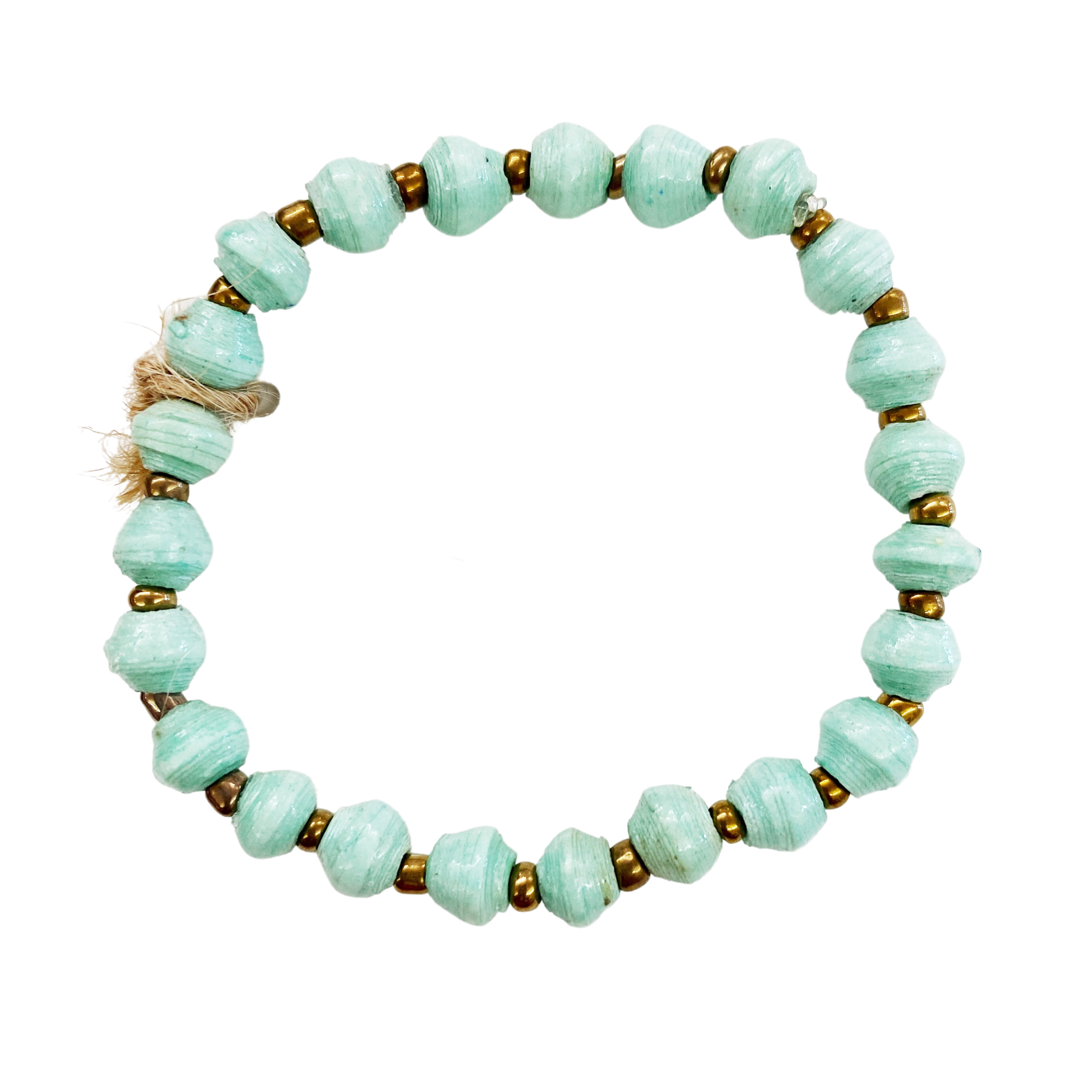 Single Paper Bead Bracelet