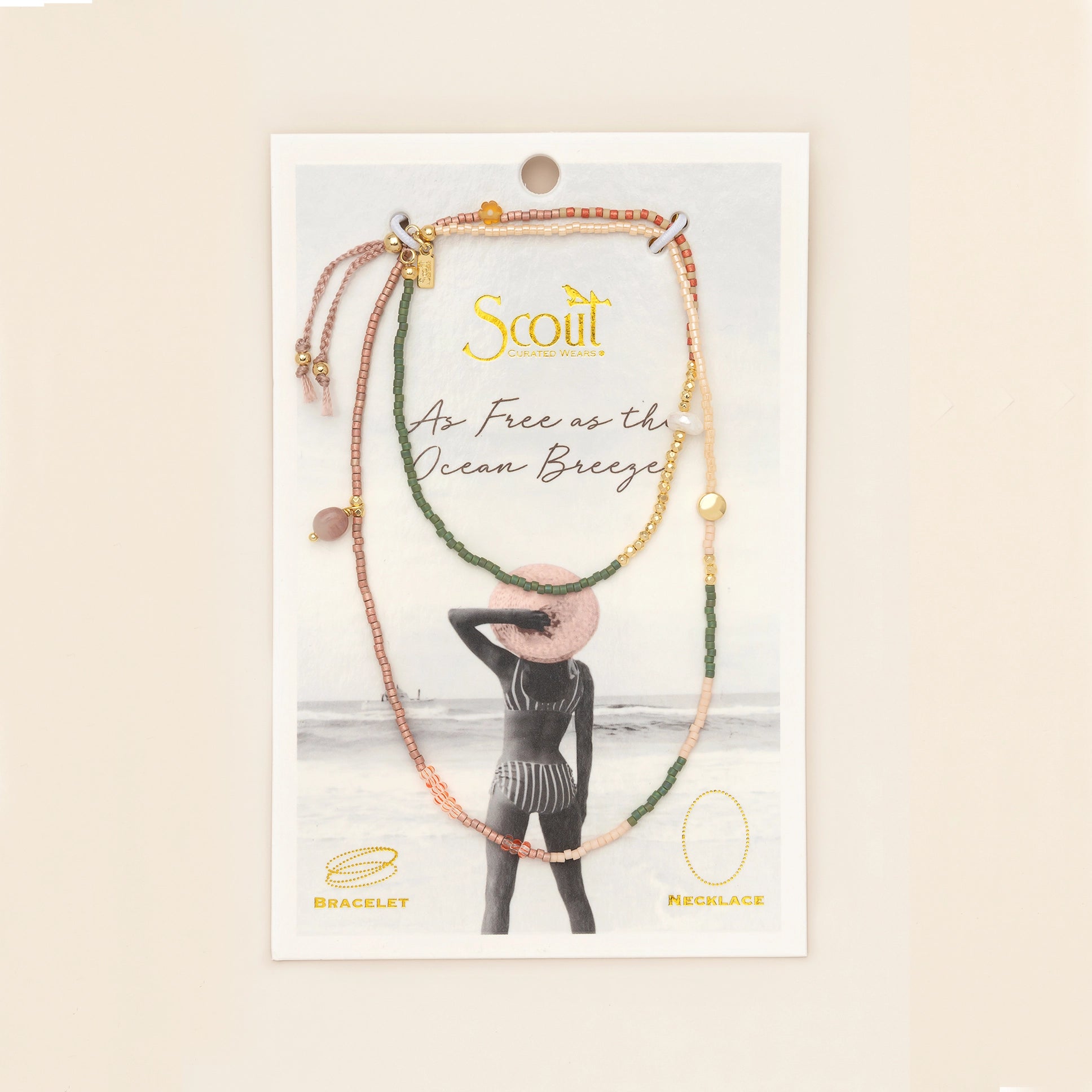 Mixed Media Wrap Bracelet/Necklace