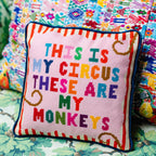 My Circus Needlepoint Pillow | FURBISH