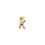 Gold Letter Charm Collection