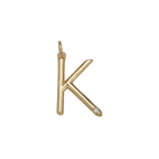 Large Letter with Diamond Accent