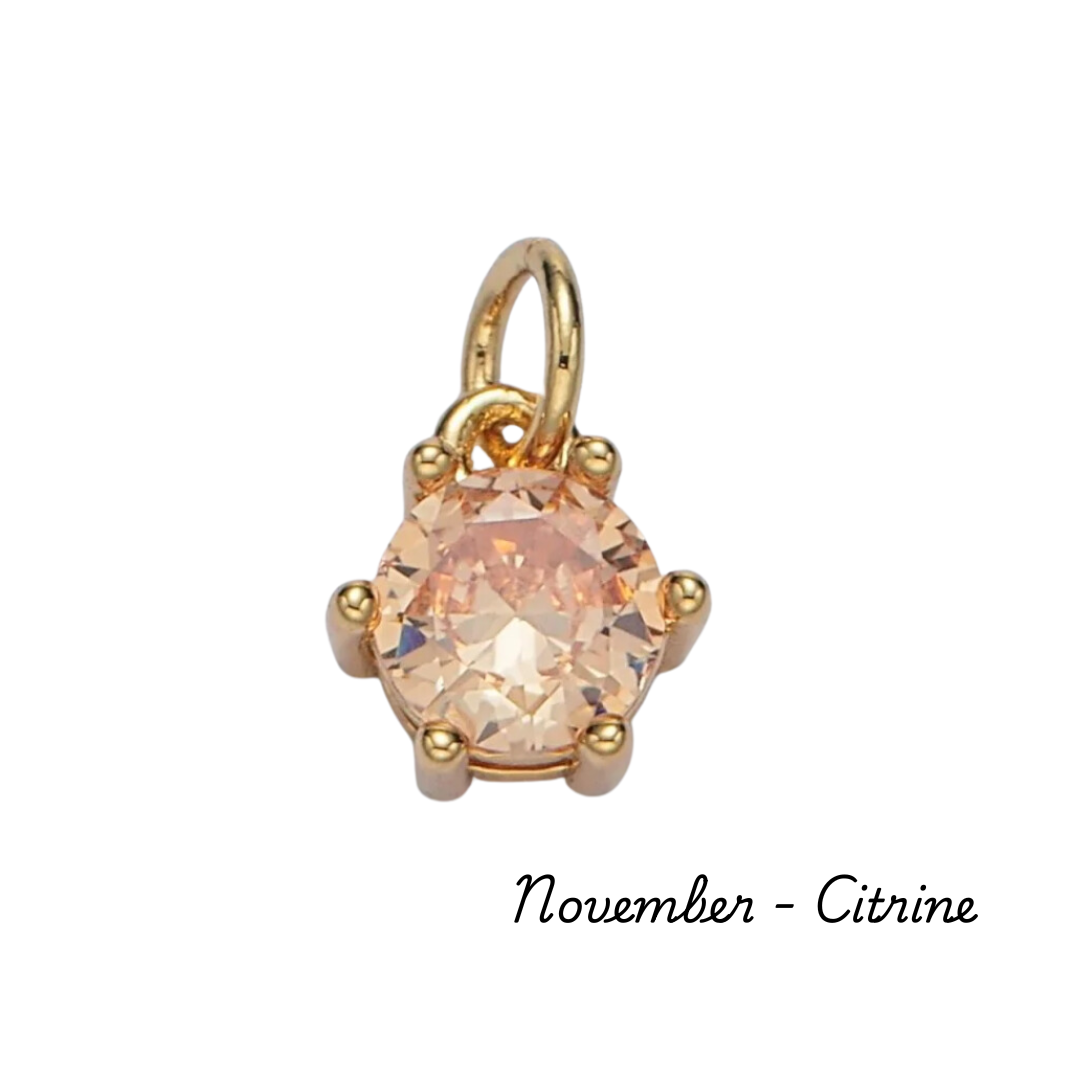 Gem Birthstone Charm Collection