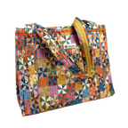 Calico Quilted Tote