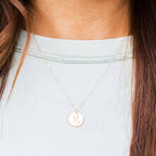 'I Love You' Sign Language Disc Necklace