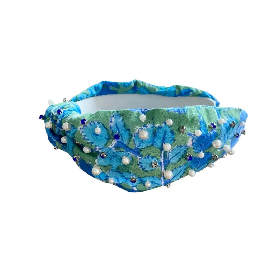 Gem Block Print Headbands