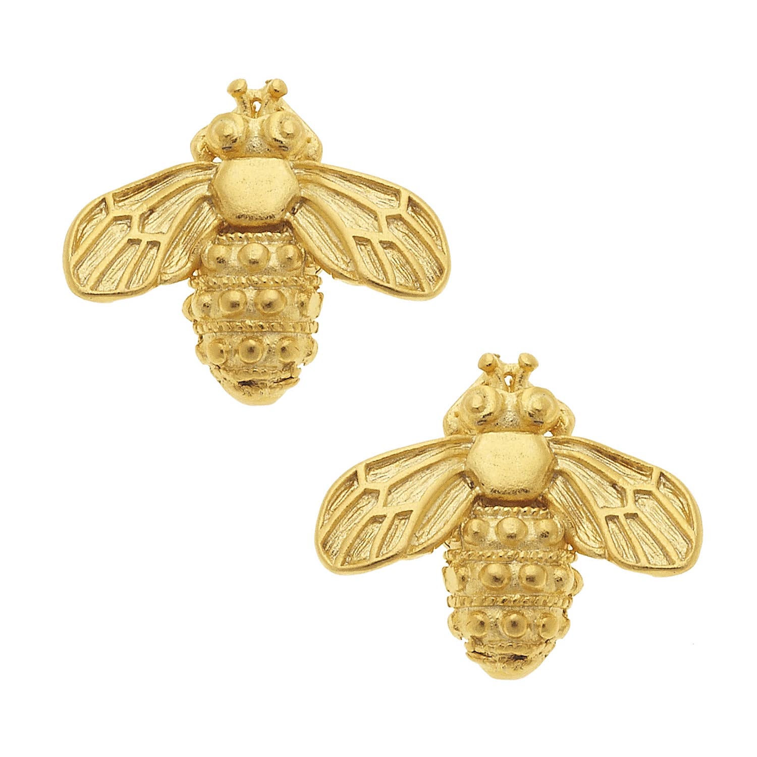 Gold Bee Stud Earrings | Susan Shaw