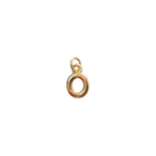 Gold Letter Charm Collection