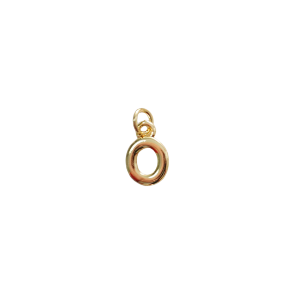 Gold Letter Charm Collection