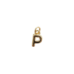 Gold Letter Charm Collection