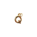 Gold Letter Charm Collection