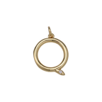 Large Letter with Diamond Accent