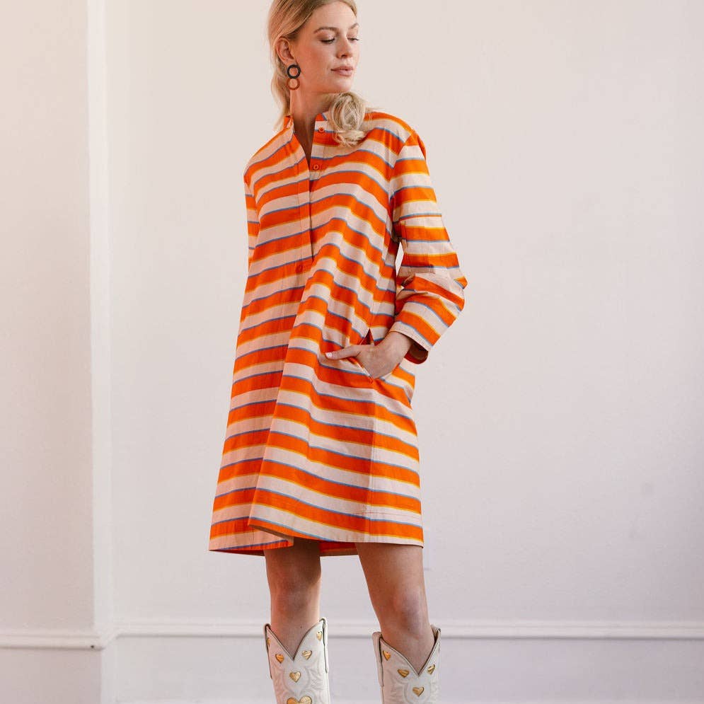 Hidalgo Stripe Milly Dress