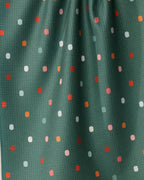 Moss Tile Shuffle Tea Towel